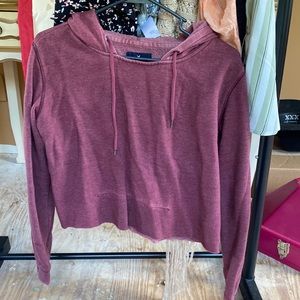American Eagle crop hoodie
